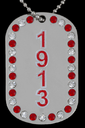 Delta Sigma Theta (DST) Bling Dog Tag