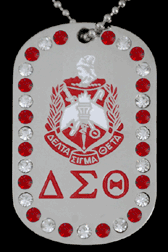 Delta Sigma Theta (DST) Bling Dog Tag