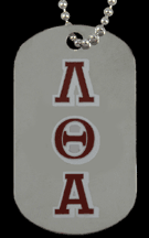 Lambda Theta Alpgha Dog Tag - Back