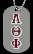 Lambda Theta Phi Dog Tag - Back